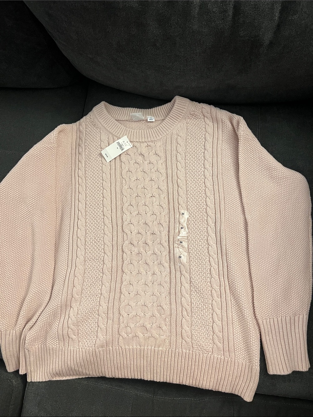 Gap Factory Knit Sweater in Powder Blush Pink